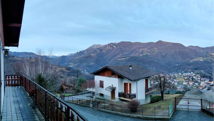 Vista dal balcone